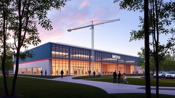 Metso technology center enters next phase of construction