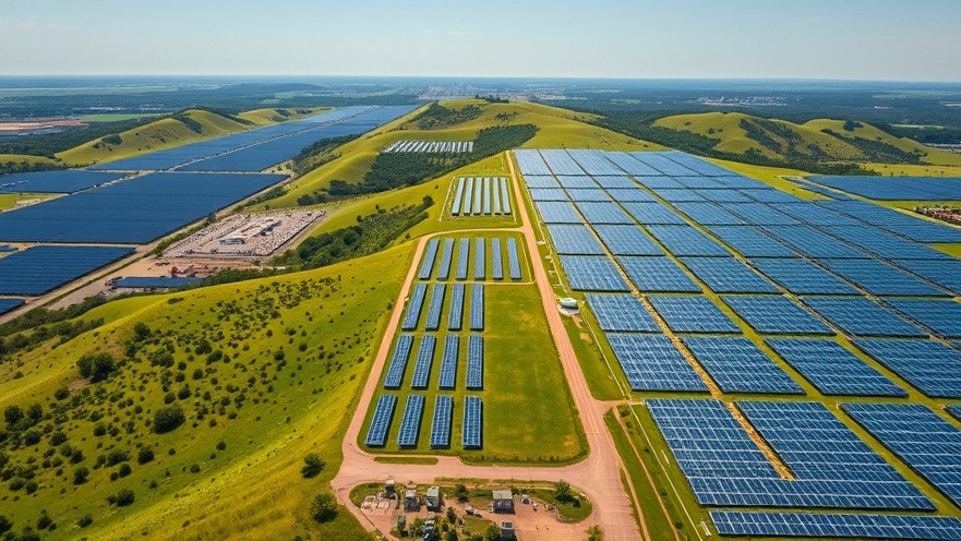 Large-scale distributed solar power plant built on top of a capped municipal landfill property in Connecticut.