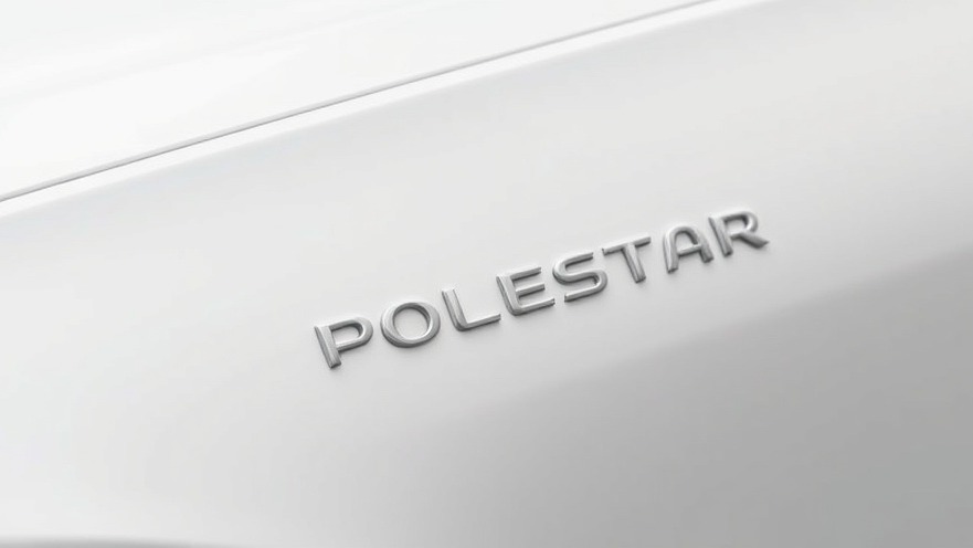 Close-up of a Polestar 0 Project car surface, showcasing zero emission manufacturing processes.