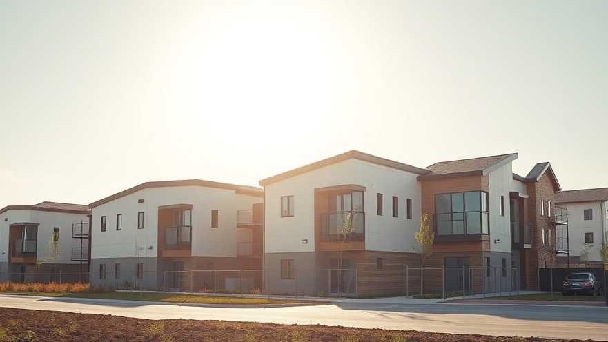 A crisp, modern sustainable home built using advanced pre-approved municipal architectural plans under a clear sky.