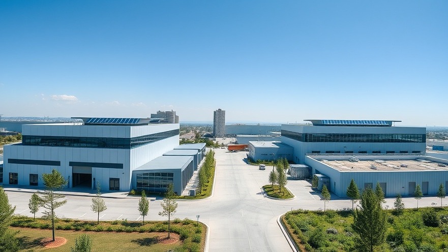 advanced eco friendly corporate industrial facility featuring modern sustainable architecture and zero waste logistics infrastructure