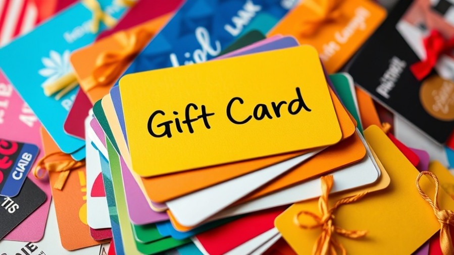 Vibrant assortment of recyclable gift cards showcasing eco-friendly alternatives.