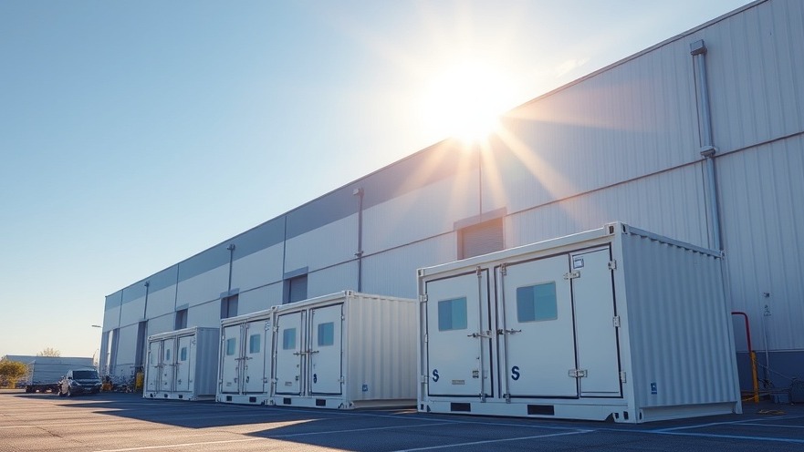 High-capacity commercial battery storage facility supporting grid reliability in Illinois.