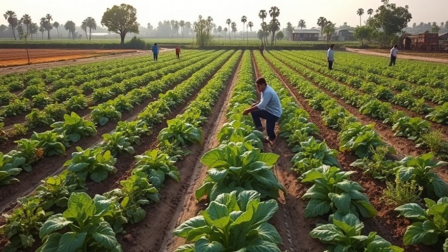 Modern smallholder farm showcasing regenerative farming and sustainable food sourcing.