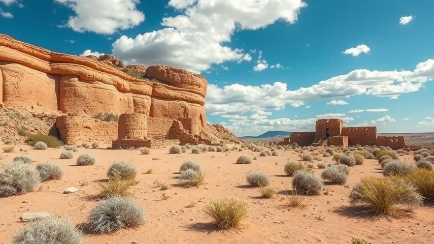 Vast desert landscape at Chaco Culture Park, showcasing sustainable home design in natural settings.