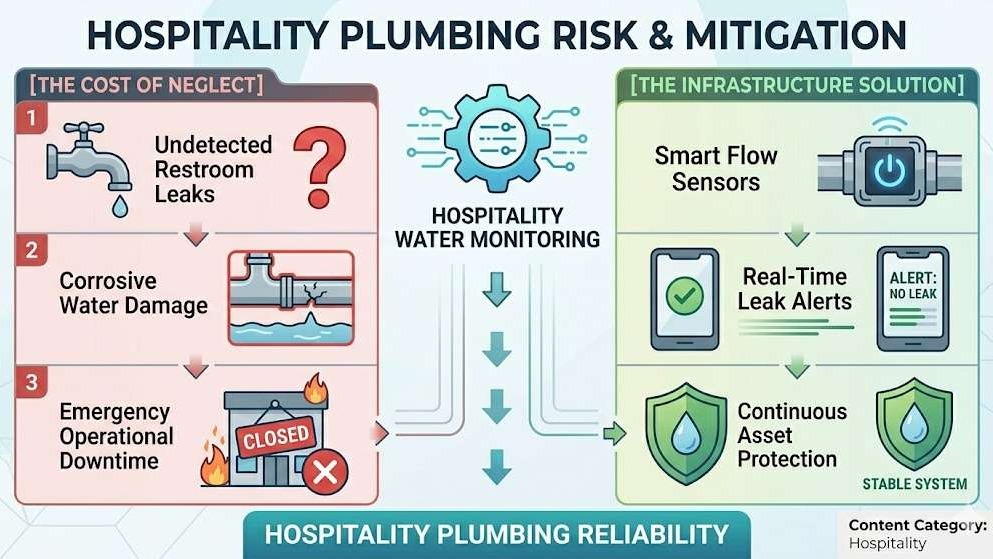 Hospitality PLumbing Risk & Mitigation infographic