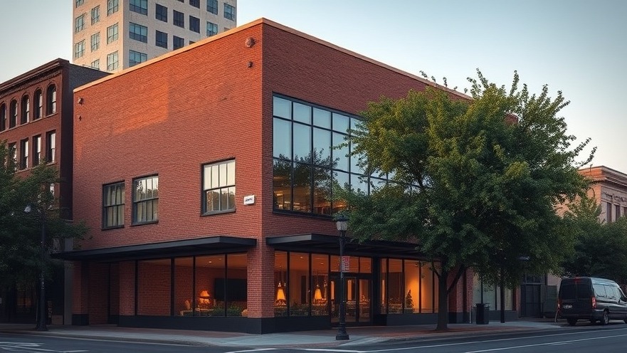 19th century building with glass facade, showcasing sustainable material case studies.