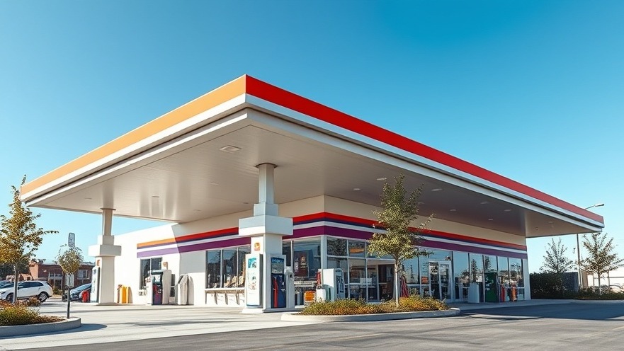 A high-performing modern single-tenant convenience store and commercial fueling station showcasing premium asset maintenance.