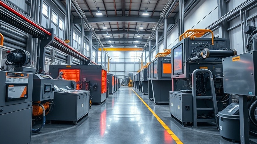 High-tech commercial material recovery facility featuring automated sorting lines and advanced fire-safety monitoring equipment.