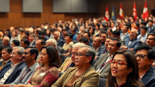 Trump Presidential Library Miami meeting in Hialeah with audience and speakers.