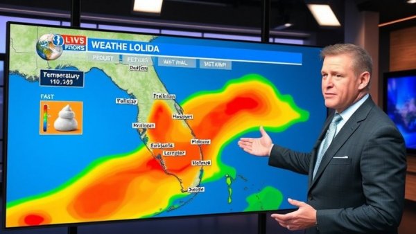 Weather forecaster discussing South Florida record temperatures.