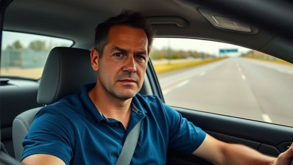 Tiger Woods DUI arrest: Man seated on car during roadside incident.