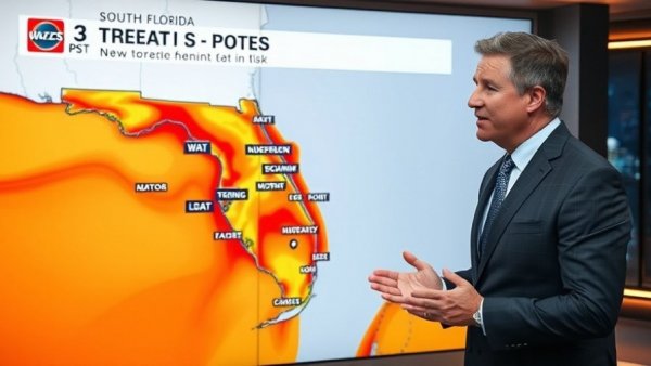 Weather presenter explains extreme heat in South Florida.