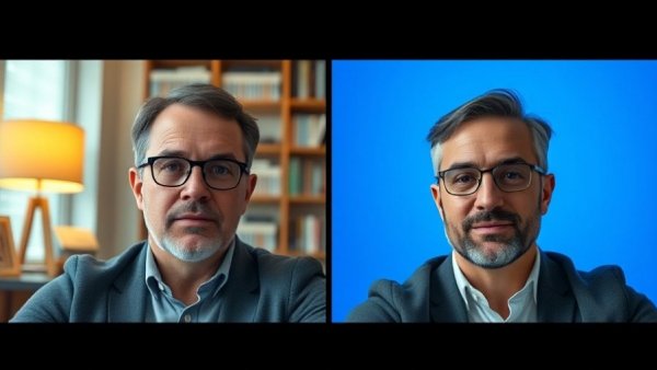 Split-screen video call about Miami-Dade Commission Audit