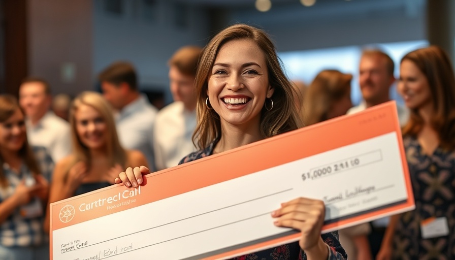 Florida Python Challenge Winner receiving award with a large check.