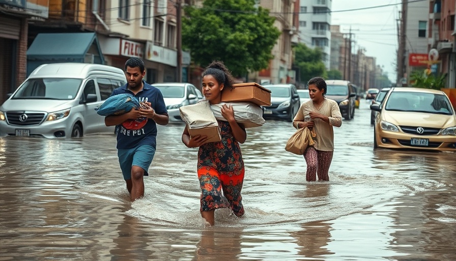 Residents navigate Fort Lauderdale flood, highlighting resilience and community.