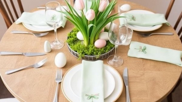 Simple Easter Table Settings Anyone Can DIY