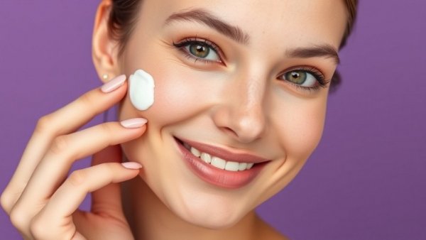 Confident person applying OLAY Regenerist cream on face.