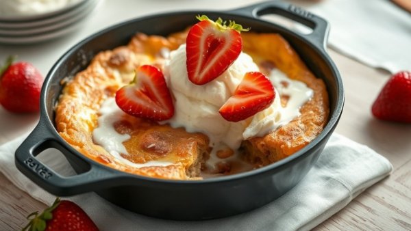 Babalu's new menu dessert: chocolate brownie in skillet with ice cream.