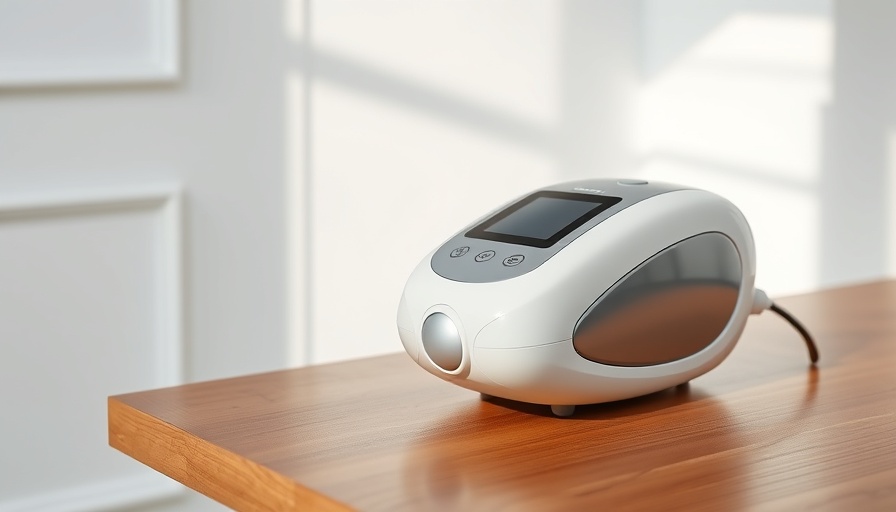 Modern Ulike Laser Hair Removal Device on table, sleek design.