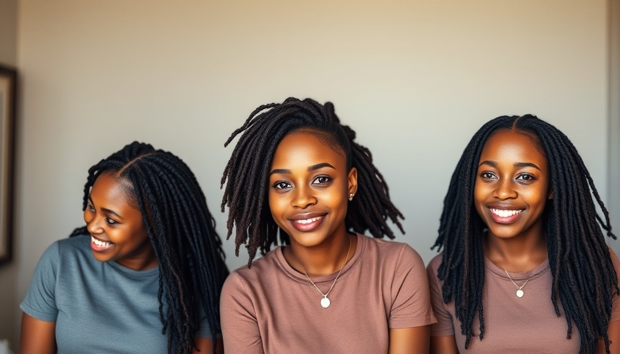 7-year loc journey showcasing hair growth and style evolution.