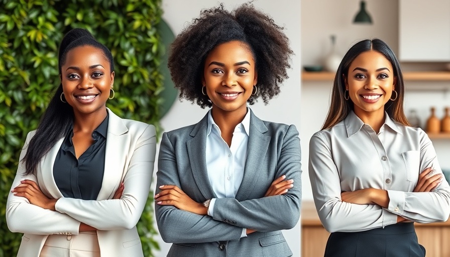 Inspirational Black women entrepreneurs displaying confidence and success.