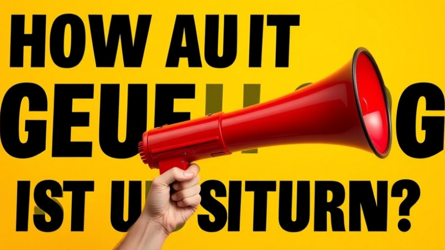 Vibrant banner inviting subscription with a megaphone.