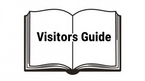 Open book icon with 'Visitors Guide' text