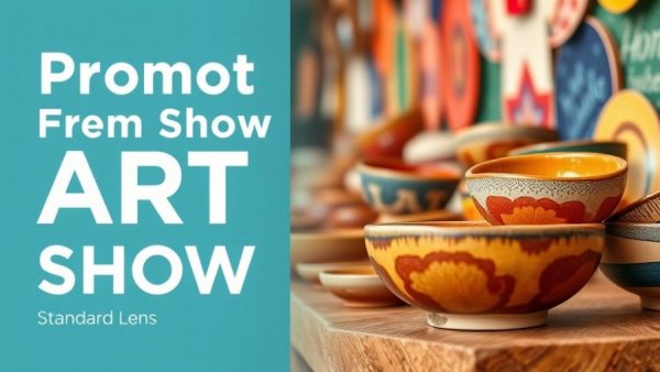 Poster for Framing Form Art Show featuring pottery and photos.