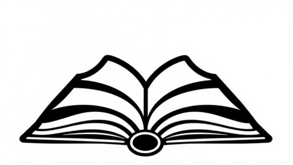 Abstract visitor's guide icon.