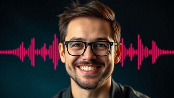 WOW Moments in Moore County podcast thumbnail with sound waves and host.