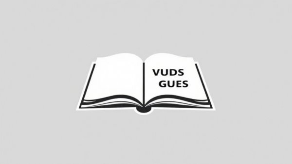 Minimalist visitors guide icon with book and text.