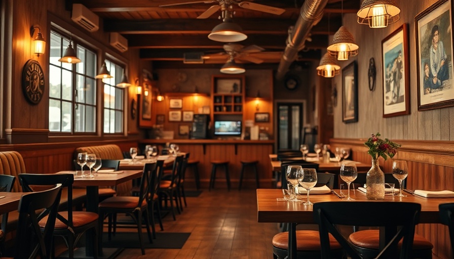 Cozy local restaurant setting for Local Restaurant Week Sandhills