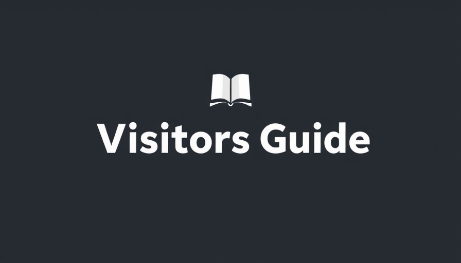 Minimalistic visitors guide logo icon design