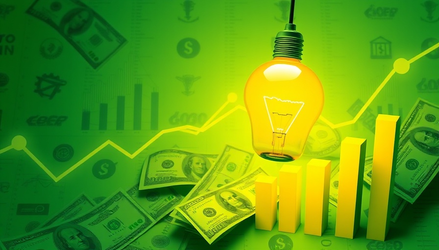 Illustration of a productized service model with a light bulb symbolizing business innovation.