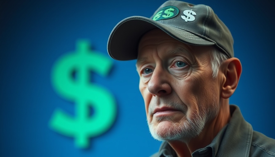 Older man shares YouTube side hustle tips with big dollar graphics.