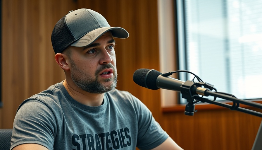 Man in studio discussing YouTube monetization strategies.
