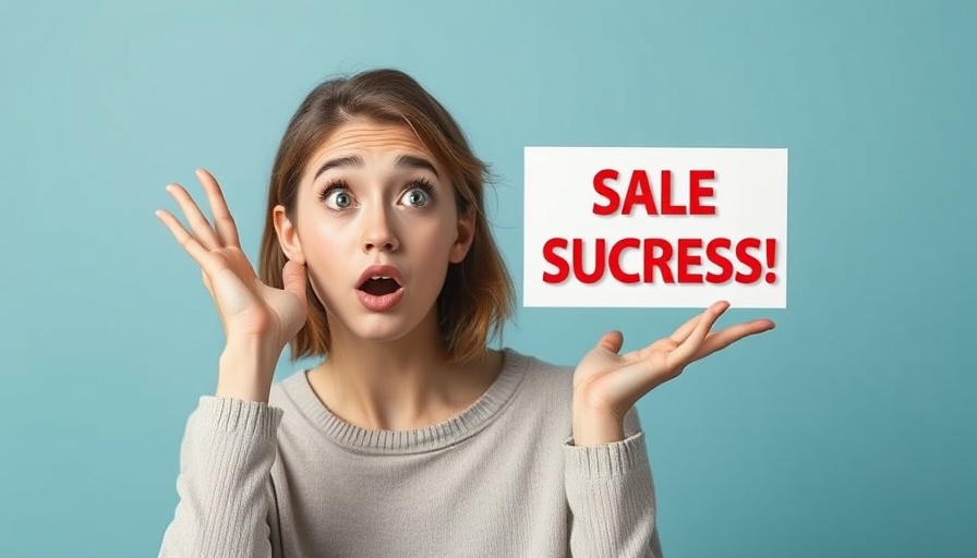 Shocked woman learns about a successful sales script.
