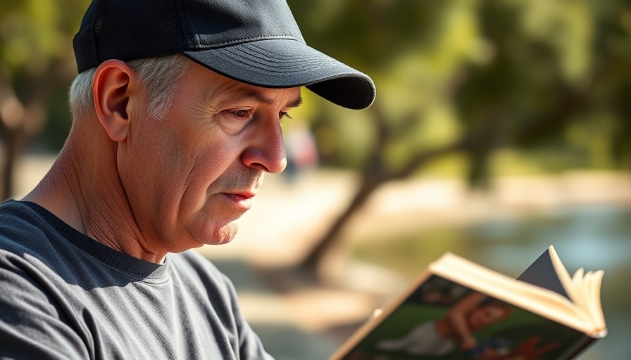 Man discussing techniques for better decision-making outdoors.