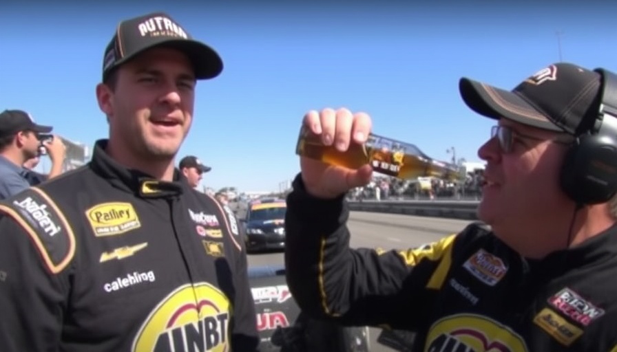 Watch: Chaz Mostert drinks beer offered by fan after retiring from Bathurst
