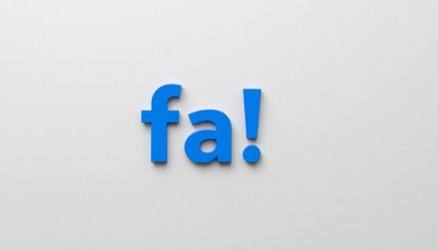 Blue 'fa!' text on gray background in bold font.