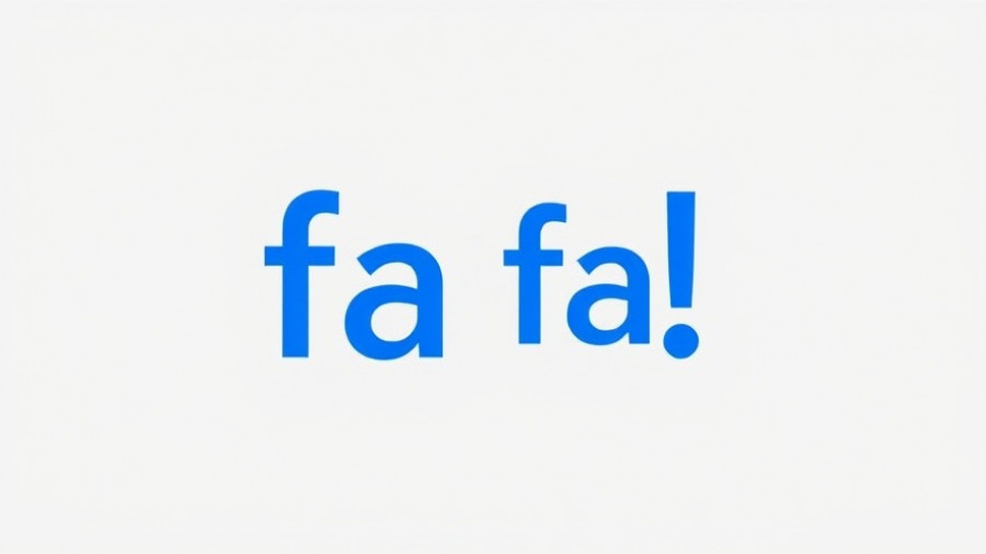 Minimalistic illustration of blue text on gray.