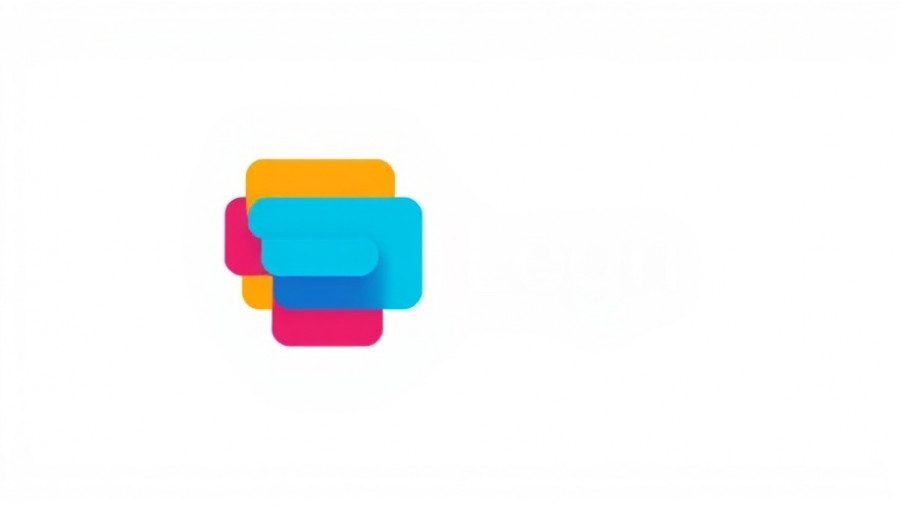 Colorful geometric logo representing technology and information.