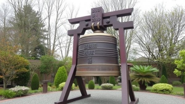One tonne, solid bronze bell stolen from Japanese garden in Auckland