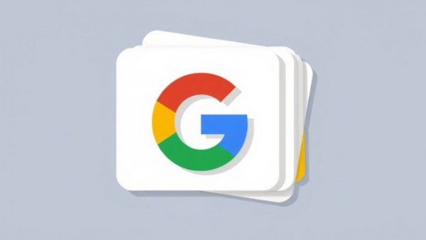 Colorful Google News icon with layered card style.