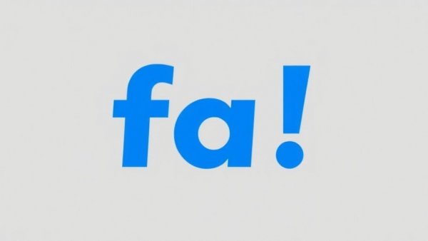 Abstract typography design with 'fa!' on grey background, Advances in Aging Research.