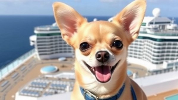 “Blondie” the chihuahua has captured hearts – but should pets be allowed on cruise ships?