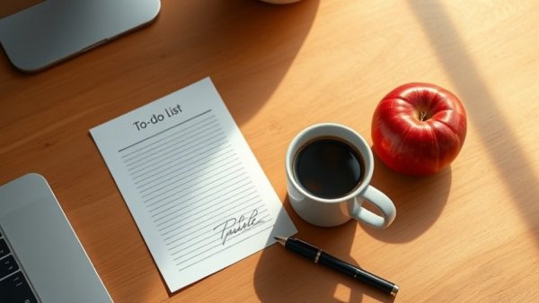Helping Older Parents checklist and coffee on desk.