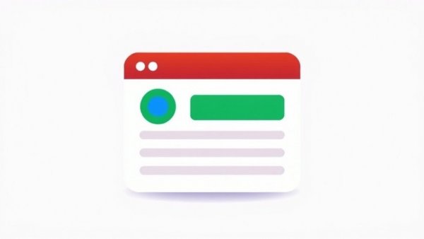 Google News icon in primary colors, digital illustration.