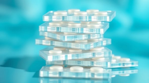 Translucent weight loss patches on a turquoise background.